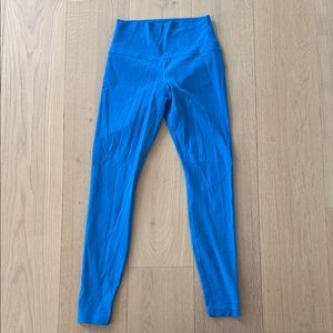Lululemon Bright Blue Leggings Size 6